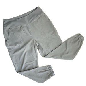 Patagonia Happy Hike Studio Cropped Pants Medium Hex Grey Capri Casual Wear